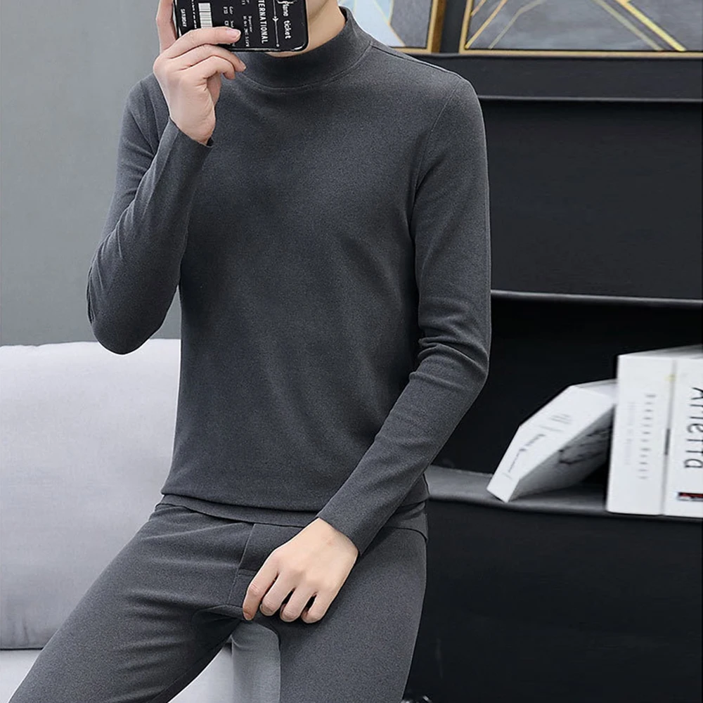 Thermal Underwear Set Men Turtleneck Fleece Tops Warm Slim Fit Tops Keep Warm Long Pants Man Thermo Long Johns Casual Pajama Set
Thermal Underwear Set Men Turtleneck Fleece Tops Warm Slim Fit Tops Keep Warm Long Pants Man Thermo Long Johns Casual Pajama Set