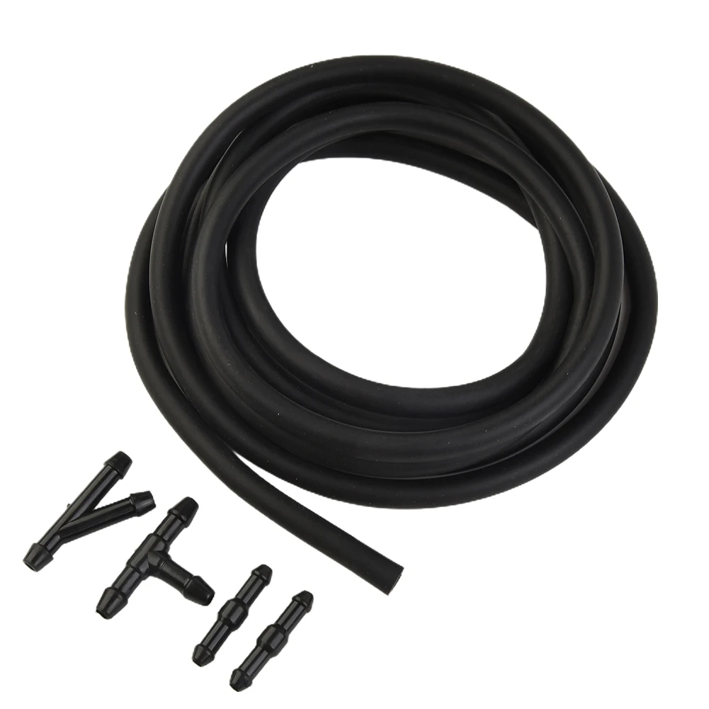 ABS Plastic+Rubber 1*2 M Hose Accessories 4X Hose Connectors Black For Windscreen Washer Pump Nozzles Wiper Washer
ABS Plastic+Rubber 1*2 M Hose Accessories 4X Hose Connectors Black For Windscreen Washer Pump Nozzles Wiper Washer