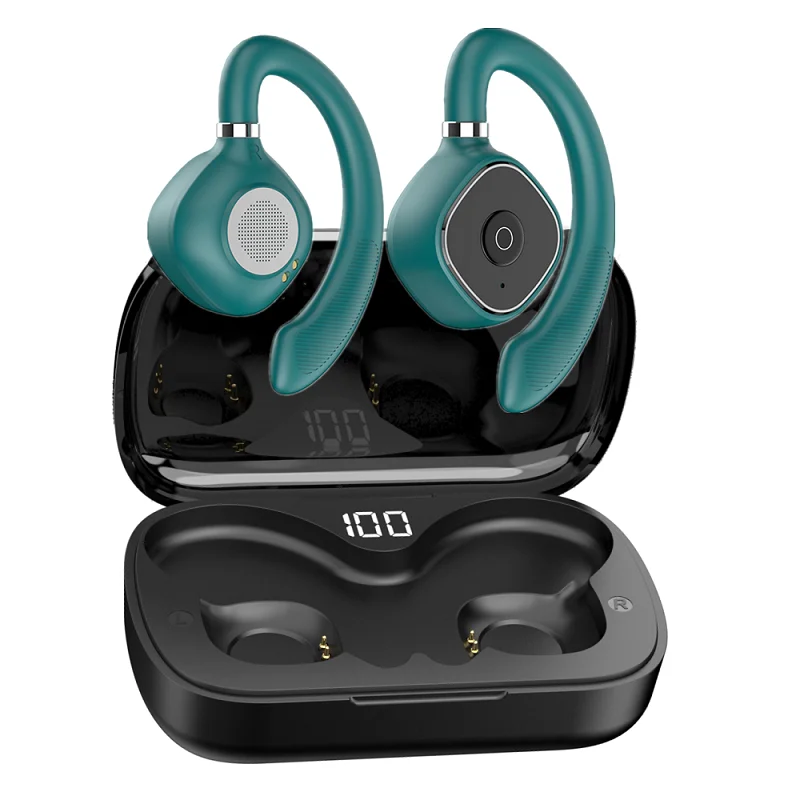 Wireless Sport Air Conduction Earphones Bluetooth 5.3 Headphones HiFi Bass Open-Ear TWS Earbuds Noise Cancelling Gaming Headset
Wireless Sport Air Conduction Earphones Bluetooth 5.3 Headphones HiFi Bass Open-Ear TWS Earbuds Noise Cancelling Gaming Headset
