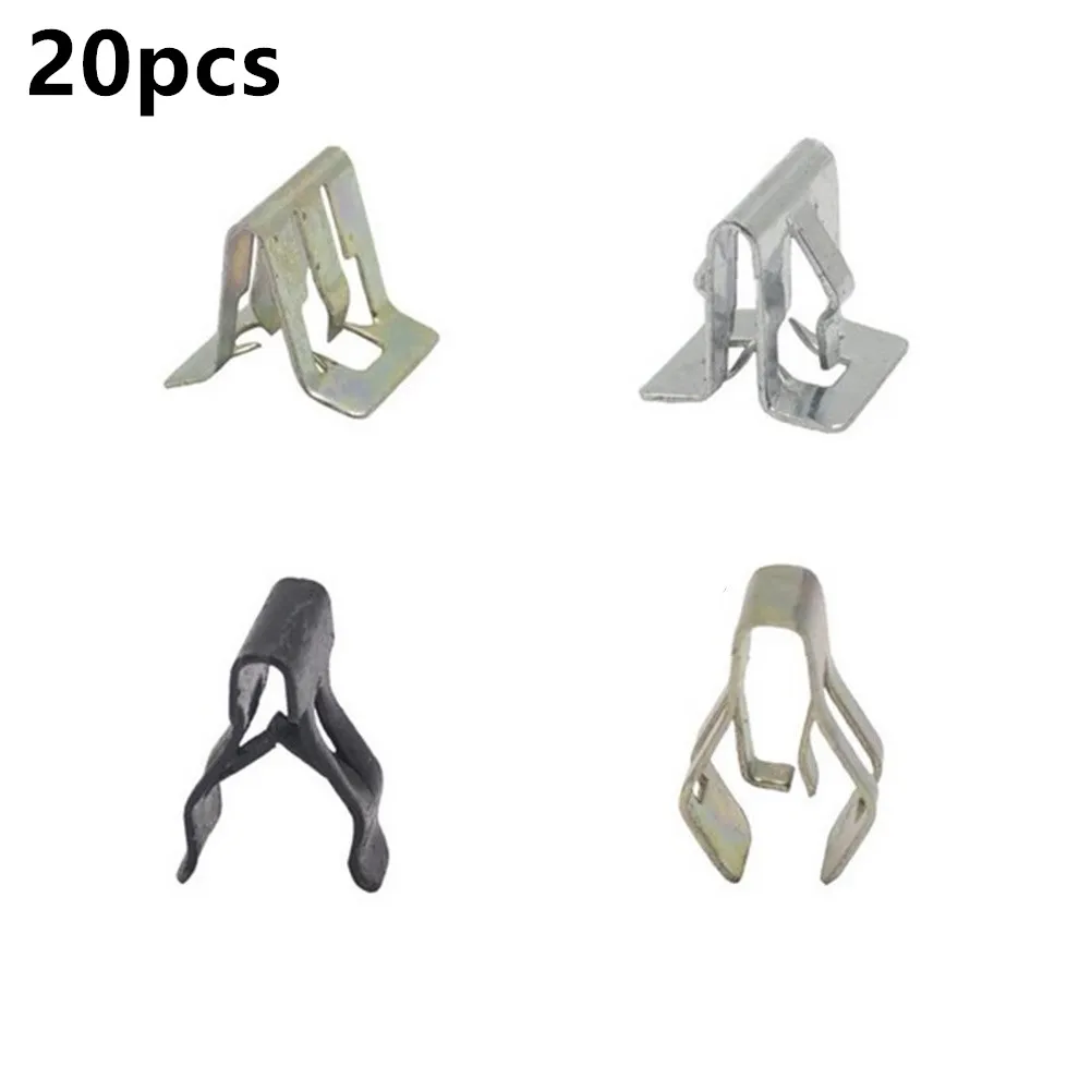 20pcs Metal Rivets Universal Car Dashboard Panel Fastener Clips 4 Styles For Bumpers Side Skirts Moulding Trim Clip Accessories
20pcs Metal Rivets Universal Car Dashboard Panel Fastener Clips 4 Styles For Bumpers Side Skirts Moulding Trim Clip Accessories