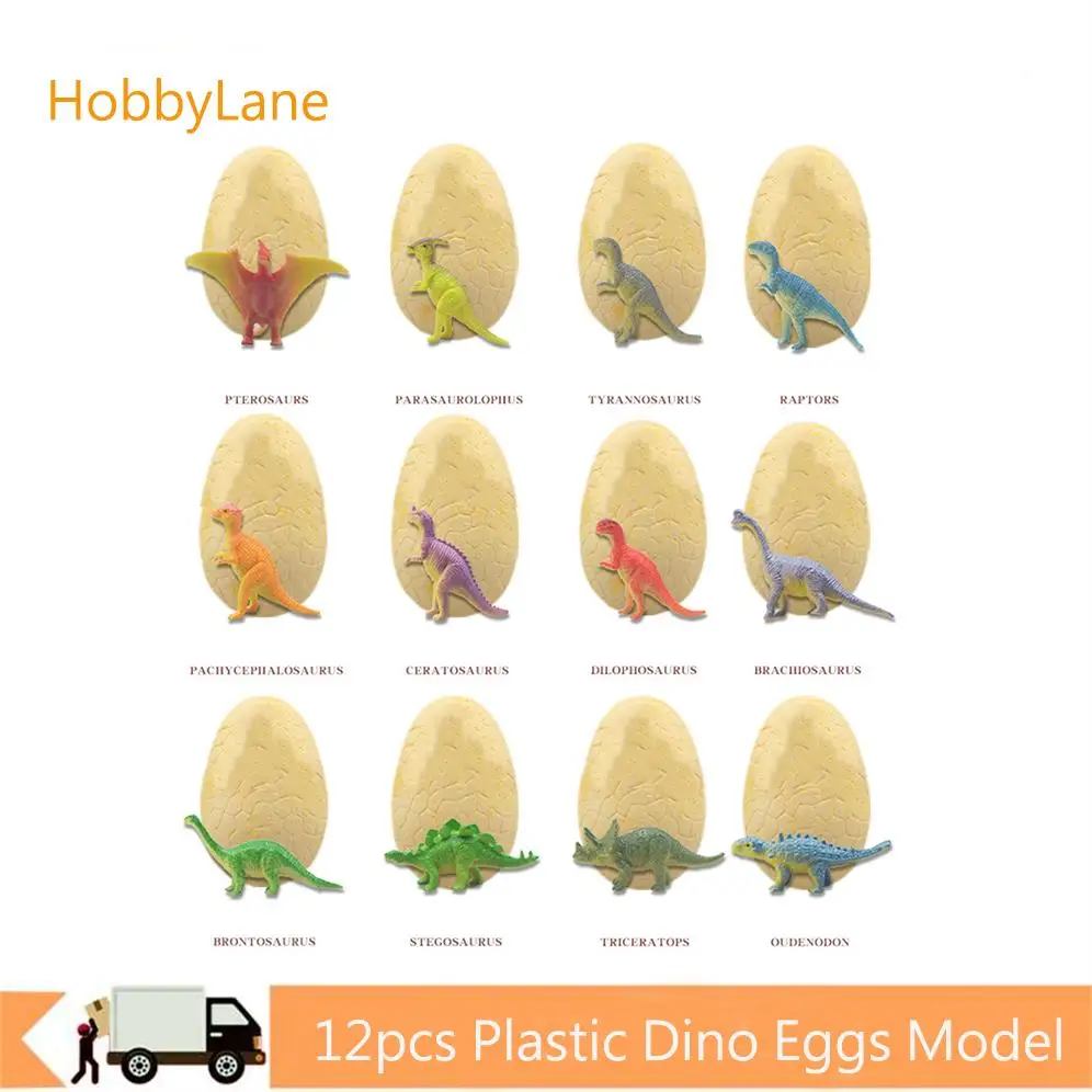 12pcs/box Plastic Dino Eggs Model Excavation Exploration Toy Set Dinosaur Dig Kit for Archaeology Science Learning Education Toy
12pcs/box Plastic Dino Eggs Model Excavation Exploration Toy Set Dinosaur Dig Kit for Archaeology Science Learning Education Toy
