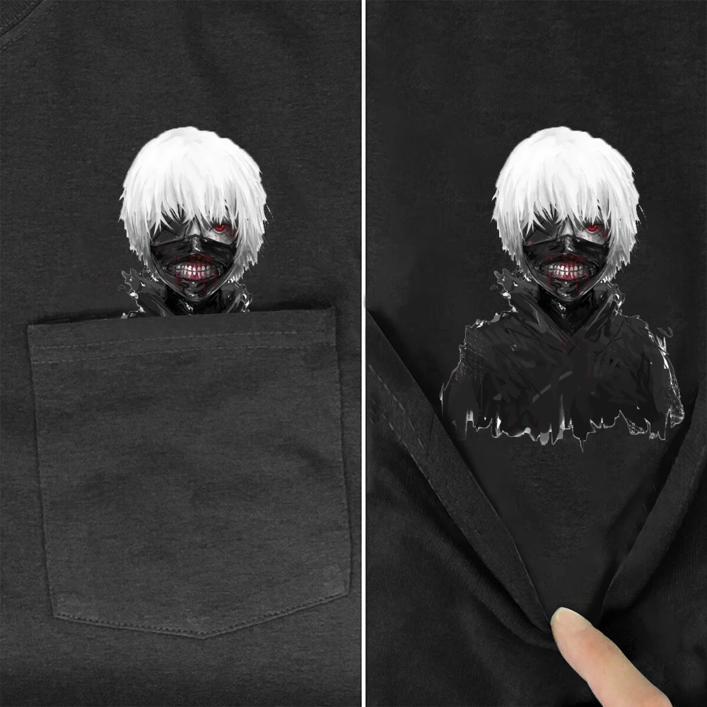 

CLOOCL 100% Cotton T-Shirts Anime Tokyo Ghoul Casual Tees Round Neck Short Sleeve funny Pullover Asian Size S-7XL Drop Shipping