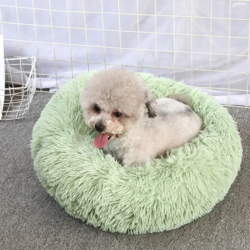 Pet Dog Bed Long Plush Donut Round Dog Kennel Comfortable Fluffy Cushion Mat Winter Warm For Dog Cat House EU Warehouse
Pet Dog Bed Long Plush Donut Round Dog Kennel Comfortable Fluffy Cushion Mat Winter Warm For Dog Cat House EU Warehouse