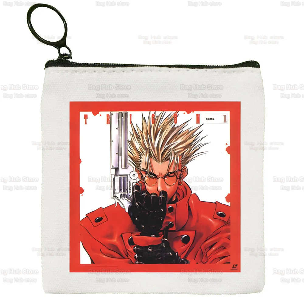 

Vash Trigun Typhoon Canvas Coin Purse Custompattern Logo Storage Pouch Canvas Bag New Coin Bag Key Coin Purse