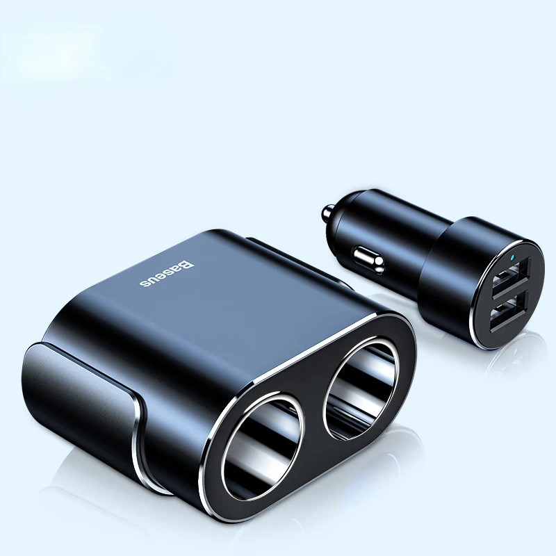 Car Splitter 12V-24V Dual USB Car Charger 100W Car Cigarette Lighter Socket Splitter Power Adpater For Auto USB HUB
Car Splitter 12V-24V Dual USB Car Charger 100W Car Cigarette Lighter Socket Splitter Power Adpater For Auto USB HUB