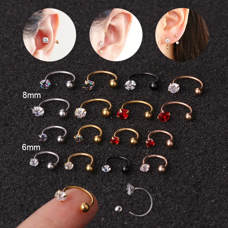 1Pcs U Shape Nose Ring Curve Pack Crystal Straight Nose Ring Nose Stud Piercing Cuff Nase Nose Clip Tragus Piercing Jewelry
1Pcs U Shape Nose Ring Curve Pack Crystal Straight Nose Ring Nose Stud Piercing Cuff Nase Nose Clip Tragus Piercing Jewelry