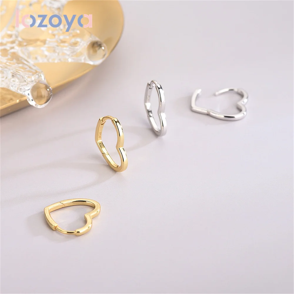 Женские серьги Lozoya из стерлингового серебра 925 пробы с фианитами, простые серьги в форме сердца с вырезом, милые серьги в форме сердца, изыск...
Женские серьги Lozoya из стерлингового серебра 925 пробы с фианитами, простые серьги в форме сердца с вырезом, милые серьги в форме сердца, изыск...