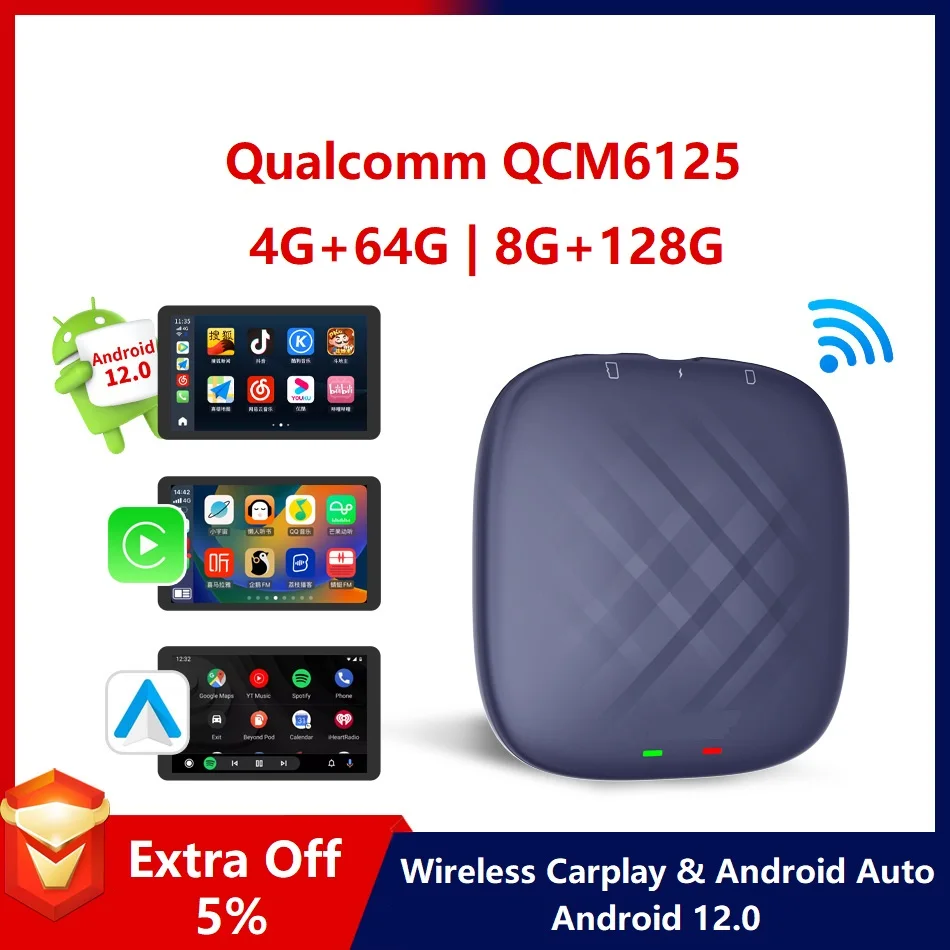 Apple Carplay Wireless Adapter Android Auto Mini Ai TV Box Car Play Inalambrico Dongle Para Coche Sans Fil Iptv Streaming Player
Apple Carplay Wireless Adapter Android Auto Mini Ai TV Box Car Play Inalambrico Dongle Para Coche Sans Fil Iptv Streaming Player
