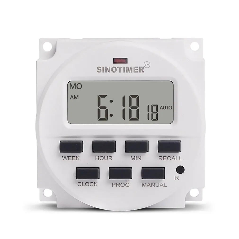 5V 12V 24V 110V 220V Voltage Output Digital 7 Days Weekly Programmable Timer Switch Time Relay Control Passive Output
5V 12V 24V 110V 220V Voltage Output Digital 7 Days Weekly Programmable Timer Switch Time Relay Control Passive Output