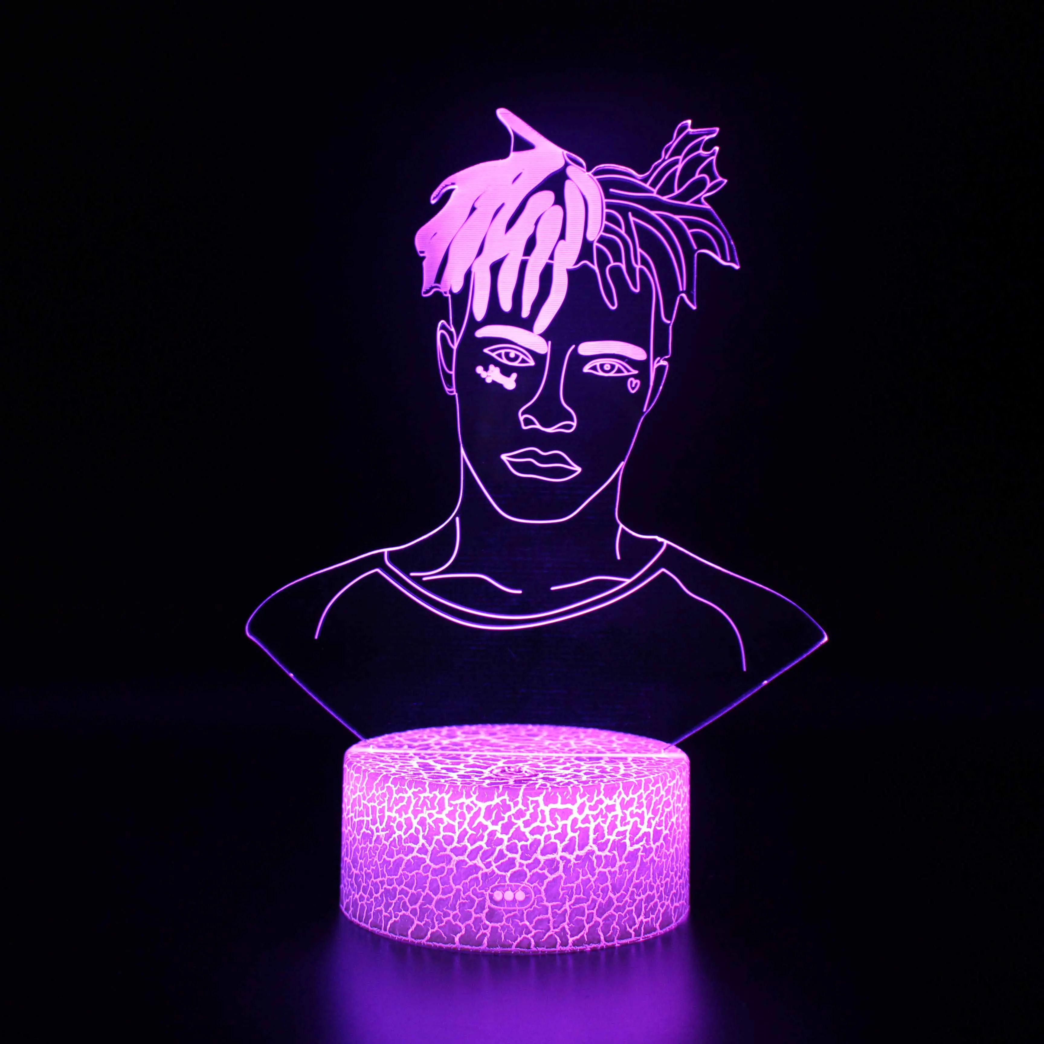 Фигурка американского рапера XXXTentacion, светодиодный ночник, крутой подарок для фанатов, Прямая поставка, комнатный декор, светильник для офис...
Фигурка американского рапера XXXTentacion, светодиодный ночник, крутой подарок для фанатов, Прямая поставка, комнатный декор, светильник для офис...