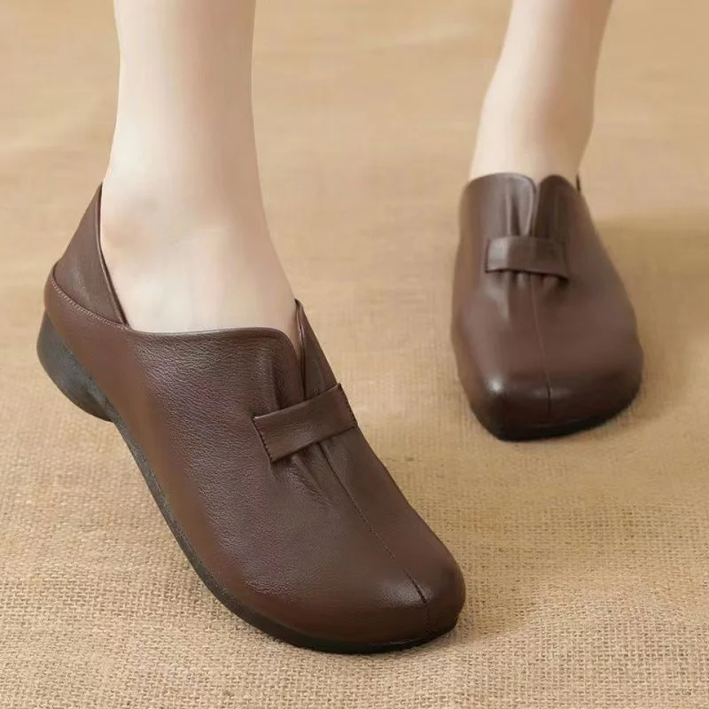 Women Loafers Spring Pu Leather Comfort Flat Mother Shoes Slip-On Footwear Fashion Female Footwear Zapatos De Mujer Plus Size 43
Women Loafers Spring Pu Leather Comfort Flat Mother Shoes Slip-On Footwear Fashion Female Footwear Zapatos De Mujer Plus Size 43