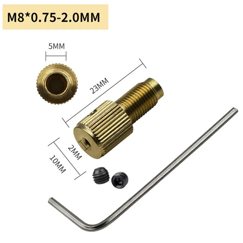 4Pcs L-shaped Self-Tightening Mini Brass Drill Clamp Chuck Connecting Rod With Wrench Screw Set M8-2/2.3/3.17/5mm Power Tools
4Pcs L-shaped Self-Tightening Mini Brass Drill Clamp Chuck Connecting Rod With Wrench Screw Set M8-2/2.3/3.17/5mm Power Tools