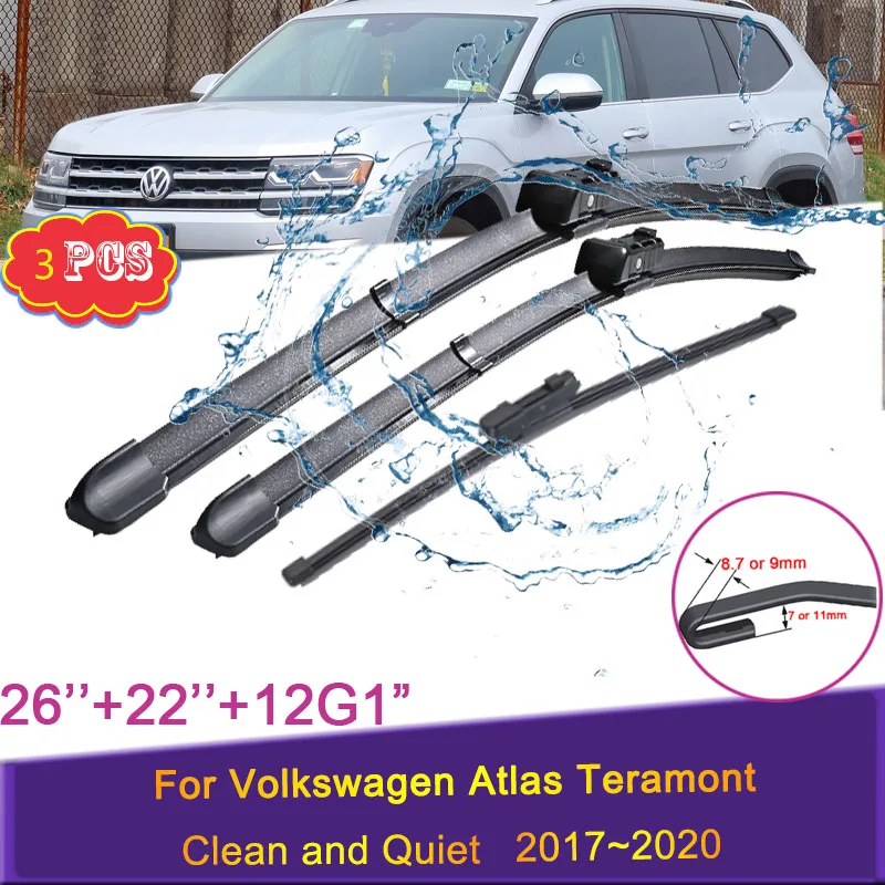 Car Wiper Blades For Volkswagen VW Atlas Teramont 2018 2019 2020 2021 2022 2023 Front and Rear Windshield Wipers Auto Accessorie
Car Wiper Blades For Volkswagen VW Atlas Teramont 2018 2019 2020 2021 2022 2023 Front and Rear Windshield Wipers Auto Accessorie
