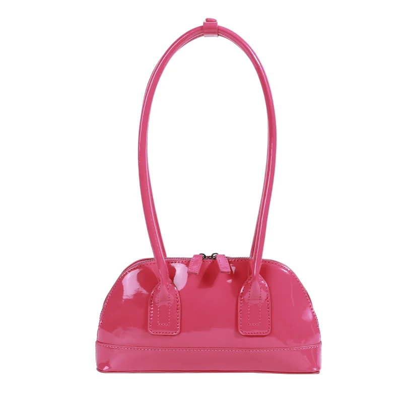 Brand Design Women's Bag Solid Color PU Leather Shoulder Bag Mini Shell Portable Handbag Patent Leather Ladies Armpit Bag Female
Brand Design Women's Bag Solid Color PU Leather Shoulder Bag Mini Shell Portable Handbag Patent Leather Ladies Armpit Bag Female