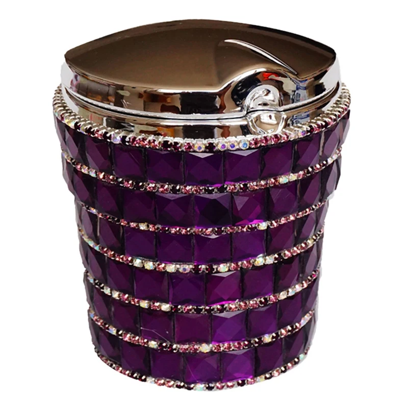 Creative Car Ashtray with LED Light Luminous with Cover Personality Fashion Diamond Car Ashtray Car Supplies
Creative Car Ashtray with LED Light Luminous with Cover Personality Fashion Diamond Car Ashtray Car Supplies