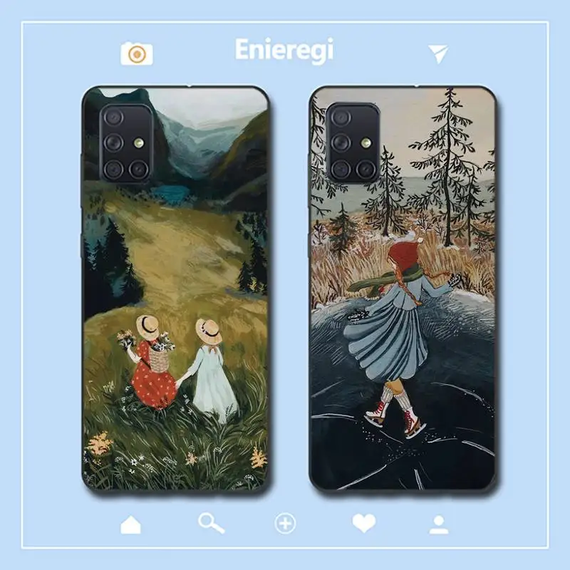 Cartoon Scenery Girl Phone Case for Samsung A51 01 50 71 21S 70 31 40 30 10 20 S E 11 91 A7 A8 2018
Cartoon Scenery Girl Phone Case for Samsung A51 01 50 71 21S 70 31 40 30 10 20 S E 11 91 A7 A8 2018