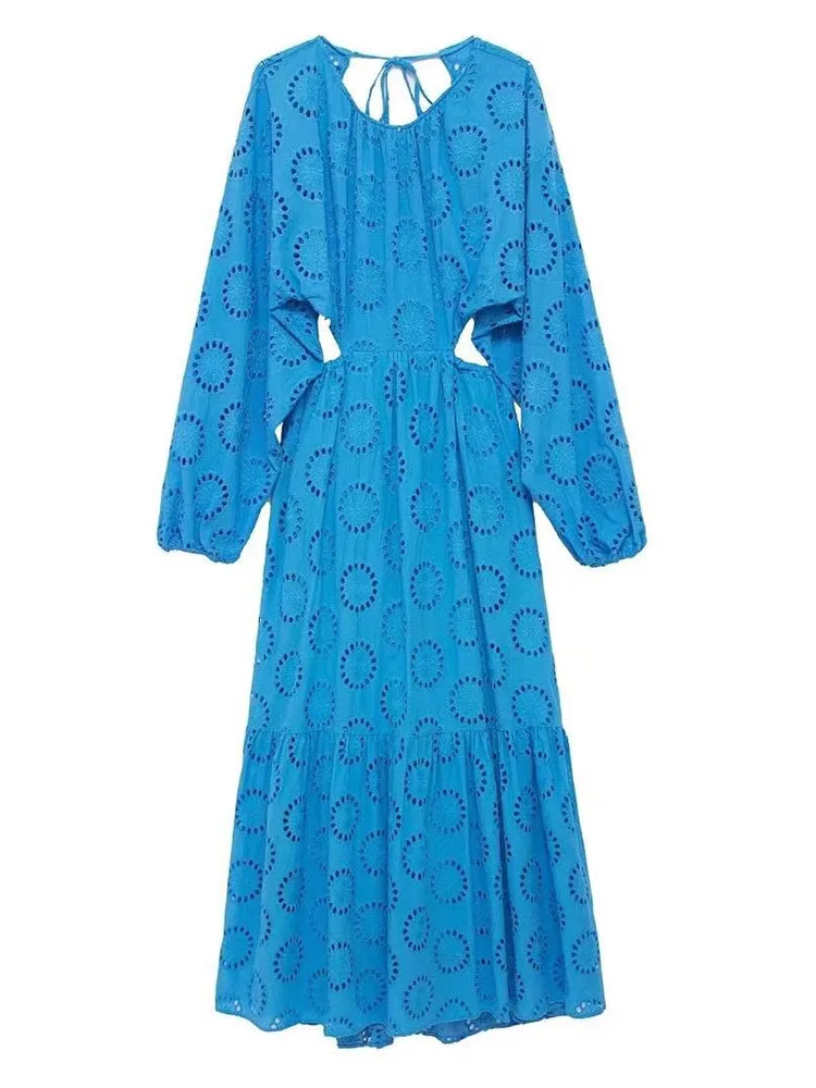 XIKOM Sexy Dresses For Women 2022 Summer Long Dress Vintage Long Sleeve Women's Clothing Embroidery Hollow Out Backless Dress 
XIKOM Sexy Dresses For Women 2022 Summer Long Dress Vintage Long Sleeve Women's Clothing Embroidery Hollow Out Backless Dress