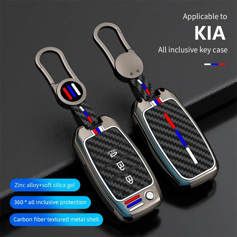 

Car Flip Key Case Cover Shell Fob For KIA RIO 3 K2 K3 K4 K5 Sportege Picanto Optima Soul Ceed Sorento Forte Stinger Cerato