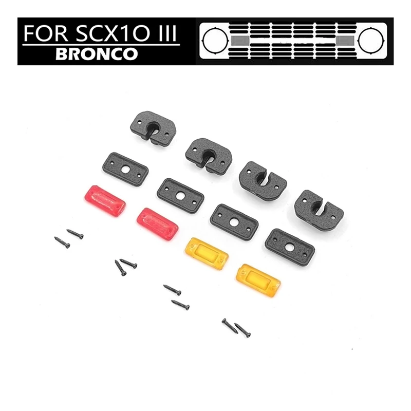 Turn Signal Lamp Holder 1/10 Rc Car Toys SCX10 III BRONCO Body Shell Modification Parts
Turn Signal Lamp Holder 1/10 Rc Car Toys SCX10 III BRONCO Body Shell Modification Parts