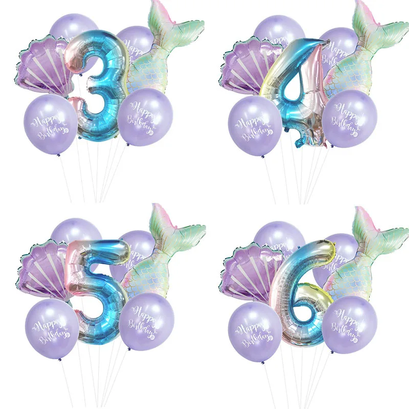 Mermaid Birthday Party Balloons 1 2 3 4 5 6 7 8 9 Number Foil Balloons Kid Birthday Party Decorations Baby Shower Helium Globos
Mermaid Birthday Party Balloons 1 2 3 4 5 6 7 8 9 Number Foil Balloons Kid Birthday Party Decorations Baby Shower Helium Globos