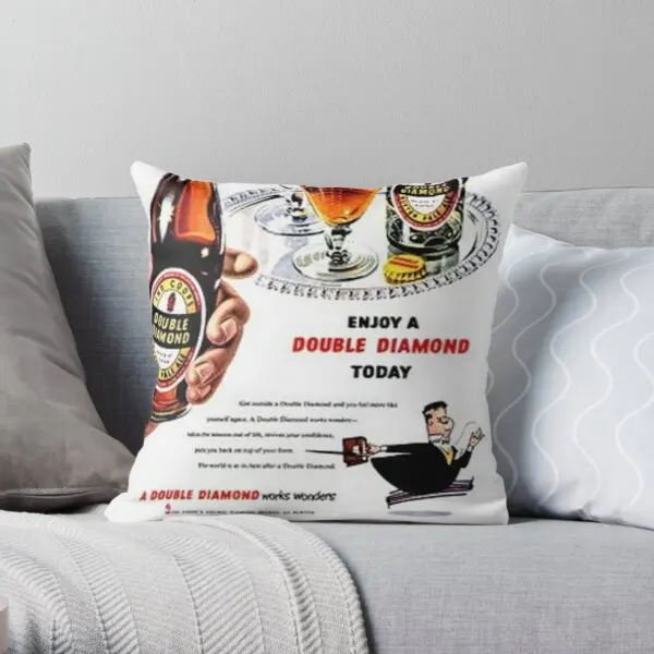 Double Diamond Works Wonders Printing Throw Pillow Cover Square Hotel Wedding Home Waist Fashion Office Pillows not include
Double Diamond Works Wonders Printing Throw Pillow Cover Square Hotel Wedding Home Waist Fashion Office Pillows not include