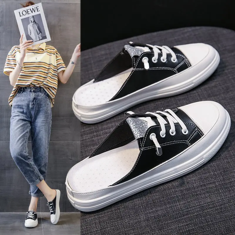 Woman Shoes Summer Lightweight Lazy Shoes Flat Off White Shoes Slip-On Loafer Outdoor Half Sandals Slippers Casual Sneakers 
Woman Shoes Summer Lightweight Lazy Shoes Flat Off White Shoes Slip-On Loafer Outdoor Half Sandals Slippers Casual Sneakers
