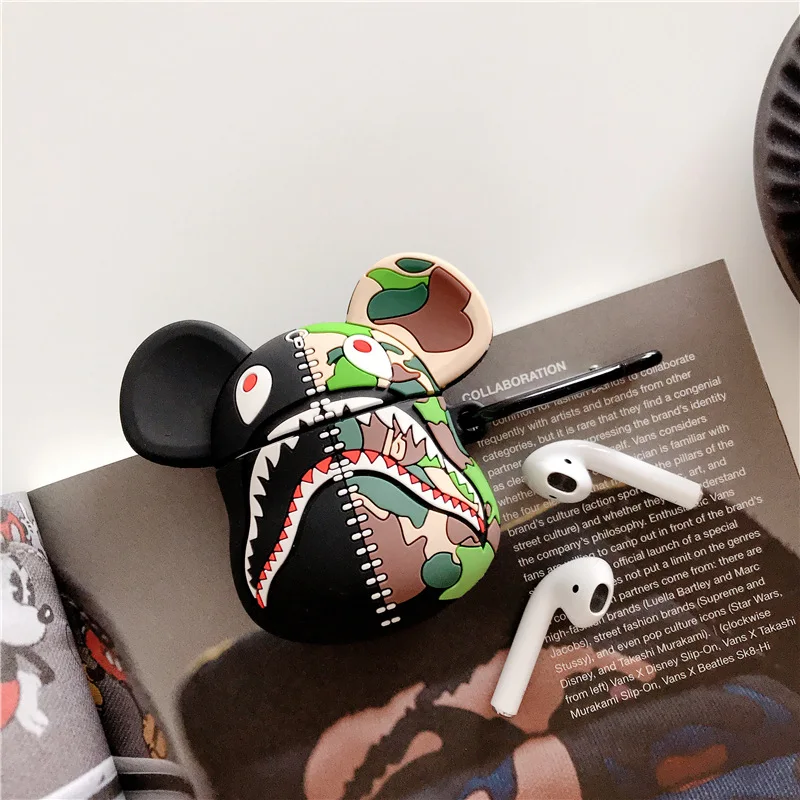 Cartoon Camouflage Shark Graffiti Apple AirPods 1 2 3 Pro Case Cover iPhone Earbuds Accessories Airpod Case Air Pods Case
Cartoon Camouflage Shark Graffiti Apple AirPods 1 2 3 Pro Case Cover iPhone Earbuds Accessories Airpod Case Air Pods Case
