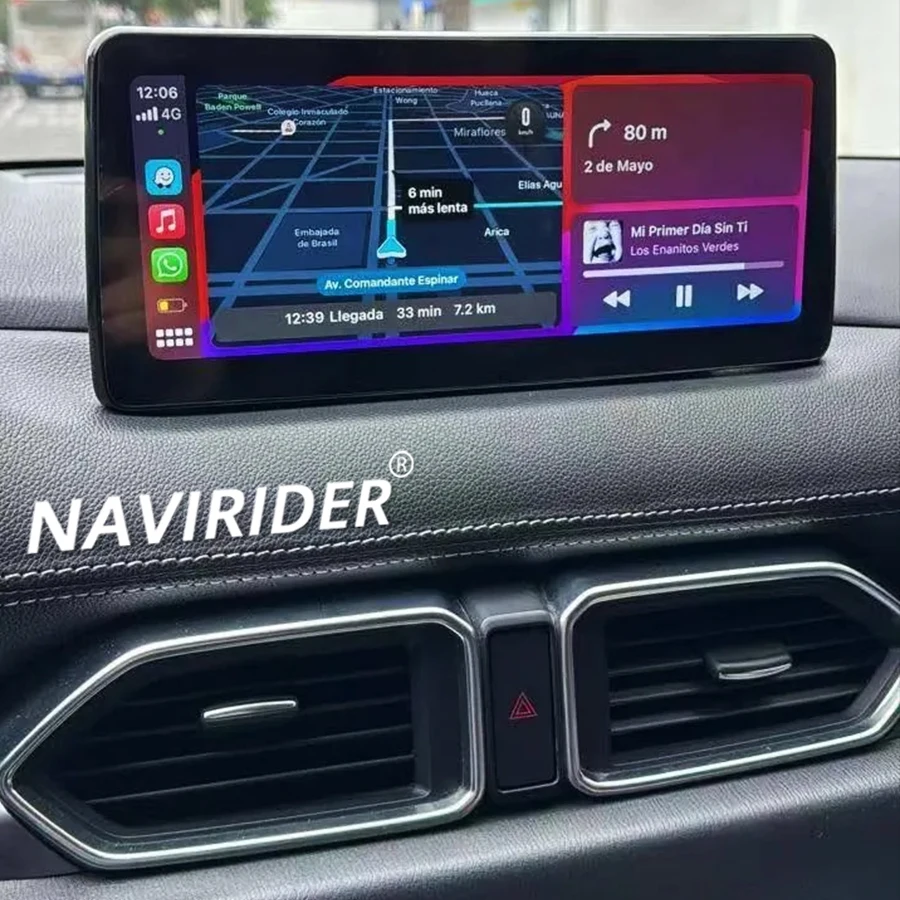 10 25 дюймовый автомобильный радиоприемник для Mazda CX-5 2016-2019 1920*720 QLED Android 13