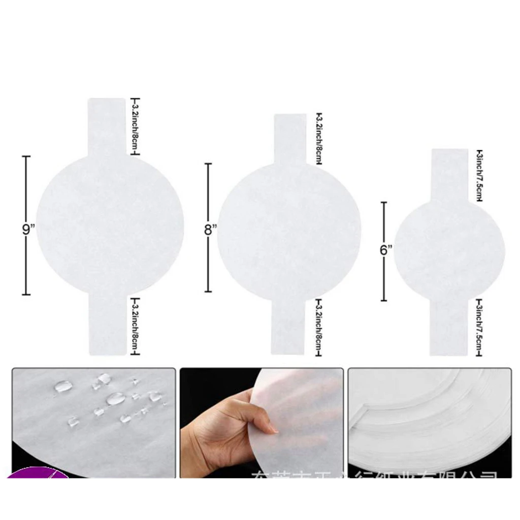 100PC 6/8/9 Inch Precut Circle Cake Pan Liners Round Parchment Pape With Lift Tabs For Baking Disposable Sheet Non-stick
100PC 6/8/9 Inch Precut Circle Cake Pan Liners Round Parchment Pape With Lift Tabs For Baking Disposable Sheet Non-stick