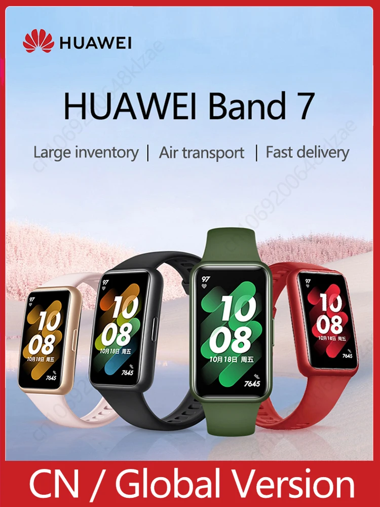 Оригинальный Смарт-браслет HUAWEI Band 7, измерение уровня кислорода в крови, 1,47 дюйма, пульсометр, смарт-браслет, 2 недели автономной работы
Оригинальный Смарт-браслет HUAWEI Band 7, измерение уровня кислорода в крови, 1,47 дюйма, пульсометр, смарт-браслет, 2 недели автономной работы
