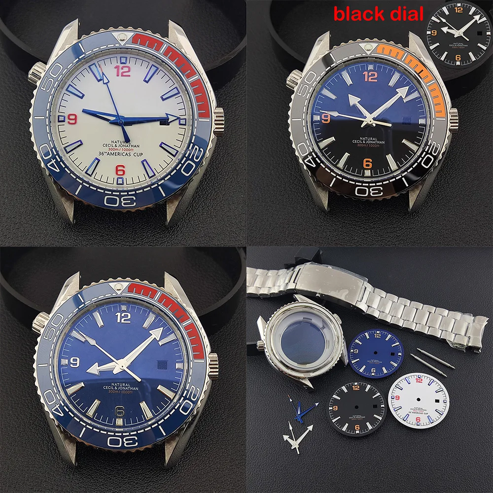 42.5mm miyota8215 case men watch accessories stainless steel case with ceramic Bezel luminous dial fit miyota8215 DG2813movement
42.5mm miyota8215 case men watch accessories stainless steel case with ceramic Bezel luminous dial fit miyota8215 DG2813movement