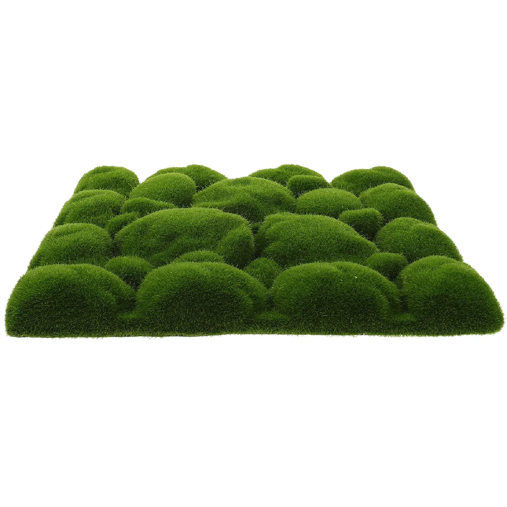 

Simulated Moss Decoration Artificial Garden Turf Micro Landscape Prop Mini Lawn Pad Pearl Cotton Layout Grass Fake
