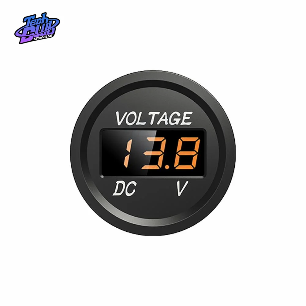 DC 5-48V Round Waterproof Waterwheel Ship Motorcycle LED Panel Digital Voltmeter Tester Display Voltmeter 
DC 5-48V Round Waterproof Waterwheel Ship Motorcycle LED Panel Digital Voltmeter Tester Display Voltmeter