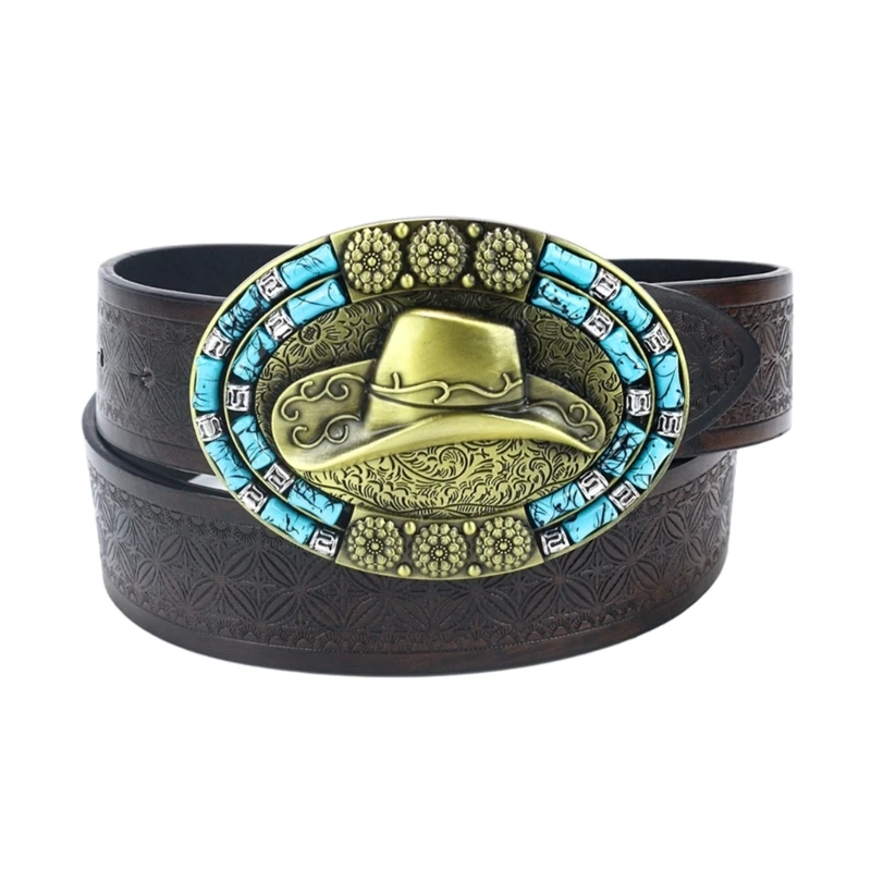 Multi-size Adult Waist Belt with Relief Cowboy Hat Buckle Adjustable Waist Belt for Men PU-Leather Wear-Resistant Belt
Multi-size Adult Waist Belt with Relief Cowboy Hat Buckle Adjustable Waist Belt for Men PU-Leather Wear-Resistant Belt