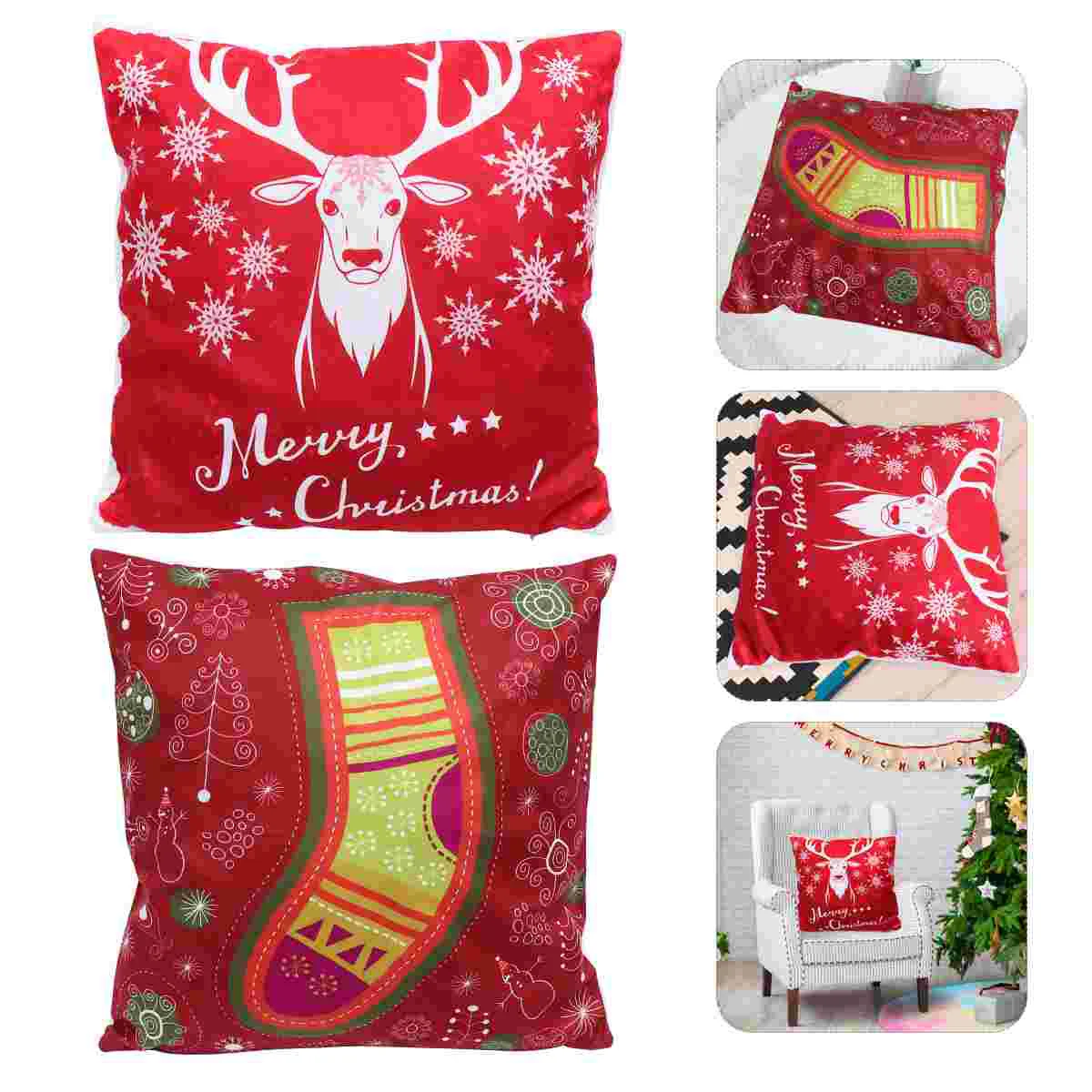 2pcs Christmas Pillow Cover Pillow Protector Pillow Case Decorative Pillowcase
2pcs Christmas Pillow Cover Pillow Protector Pillow Case Decorative Pillowcase