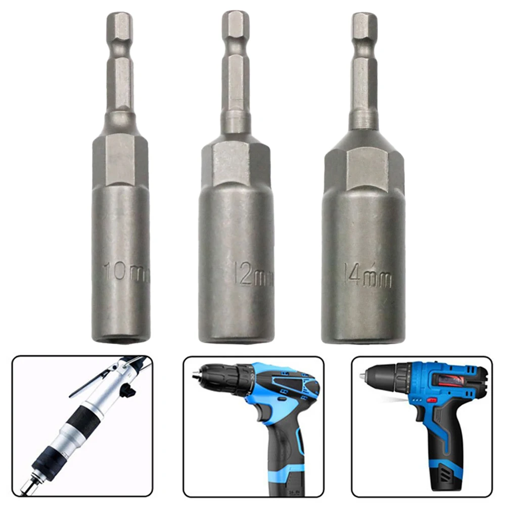 Hand Tools Socket Wrench Driver Adapter 3pcs 80mm 10-14mm Chrome Vanadium Steel Easy Handling Grey Set Extension
Hand Tools Socket Wrench Driver Adapter 3pcs 80mm 10-14mm Chrome Vanadium Steel Easy Handling Grey Set Extension