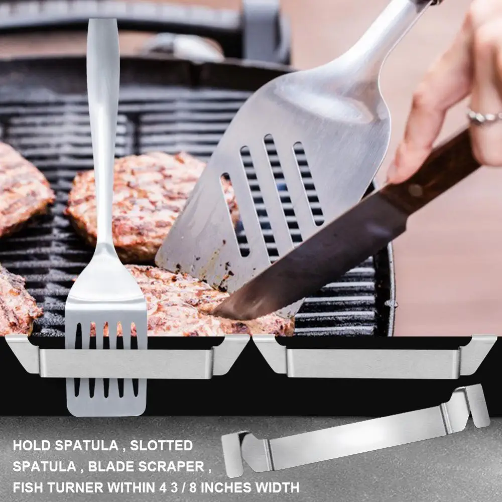 Подставка для барбекю, органайзер из нержавеющей стали для гриля, подставка для выпечки, лопатка для сковородки, для барбекю
Подставка для барбекю, органайзер из нержавеющей стали для гриля, подставка для выпечки, лопатка для сковородки, для барбекю