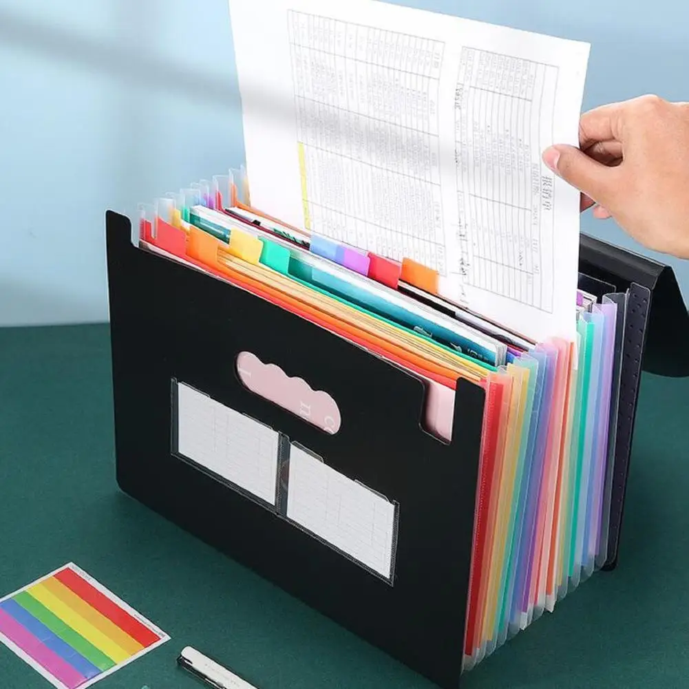 Accordian File Organizer 13 Pockets /25 Pockets Expanding File Folder A4 Multi-layer Folder Storage Bag
Accordian File Organizer 13 Pockets /25 Pockets Expanding File Folder A4 Multi-layer Folder Storage Bag