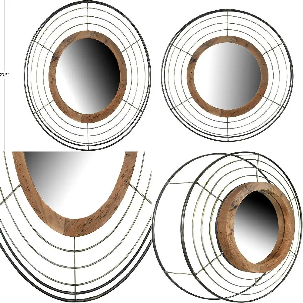 "Elegant & Stylish Home Decoration Wall Mirror - Wood Frame & Metal Wire Surroundings"
"Elegant & Stylish Home Decoration Wall Mirror - Wood Frame & Metal Wire Surroundings"