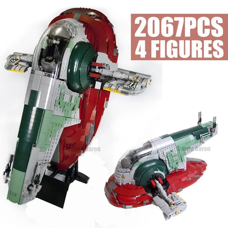 Новинка коллекция космических войн UCS Slave I NO.1 Fit модель строительные блоки 05037 строительные блоки Набор игрушек для детей подарок на день рож...
Новинка коллекция космических войн UCS Slave I NO.1 Fit модель строительные блоки 05037 строительные блоки Набор игрушек для детей подарок на день рож...
