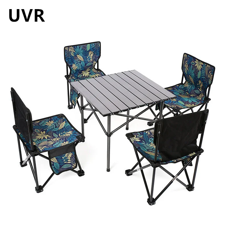 UVR Outdoor Folding Table and Chairs Set Portable Aluminum Alloy Egg Roll Table Travel Folding Camping Table and Chairs
UVR Outdoor Folding Table and Chairs Set Portable Aluminum Alloy Egg Roll Table Travel Folding Camping Table and Chairs