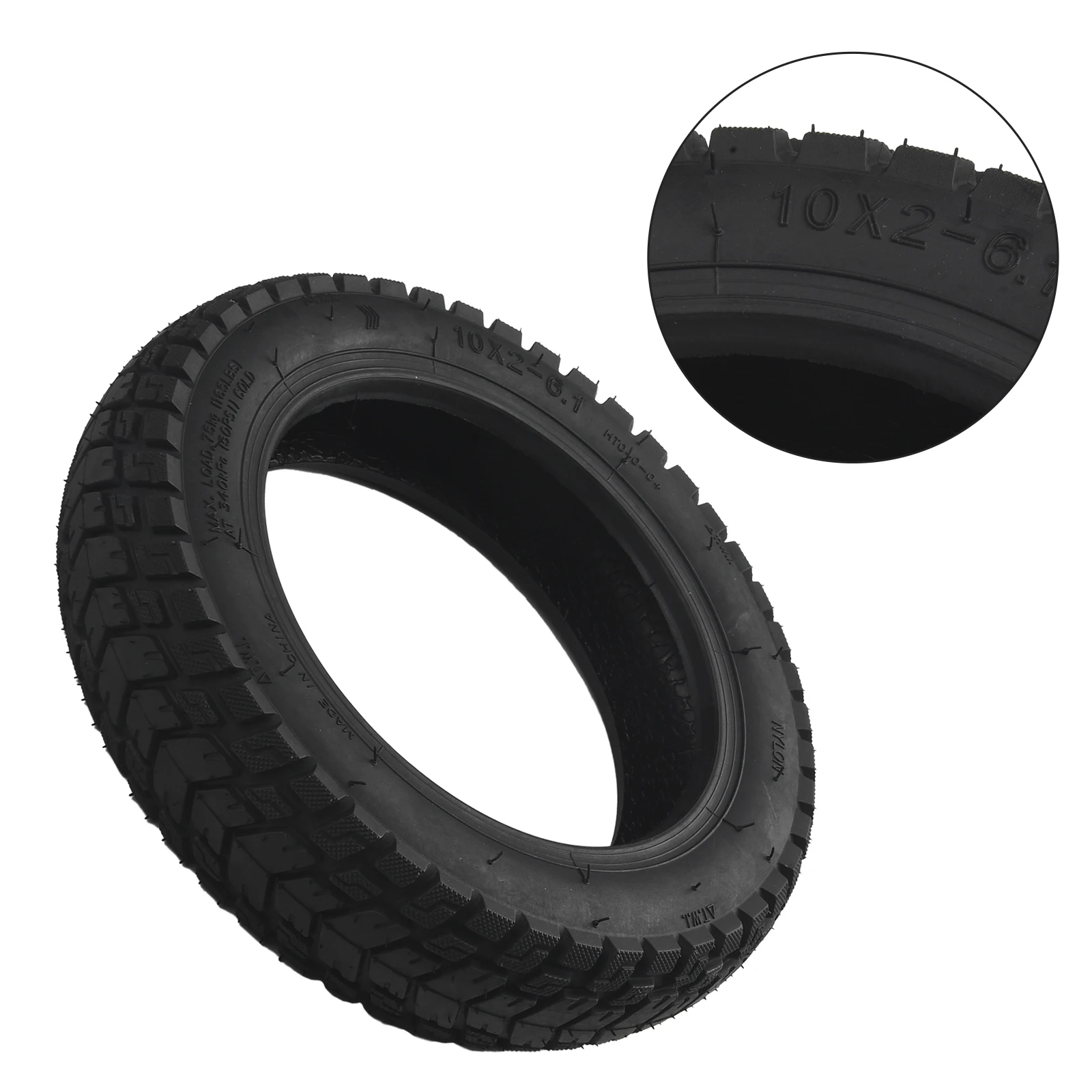 New Tubeless Tyre Thickened Tyre Replacement Tyre 10 Inch Black High Quality Off-Road Tire For Electric Scooter
New Tubeless Tyre Thickened Tyre Replacement Tyre 10 Inch Black High Quality Off-Road Tire For Electric Scooter