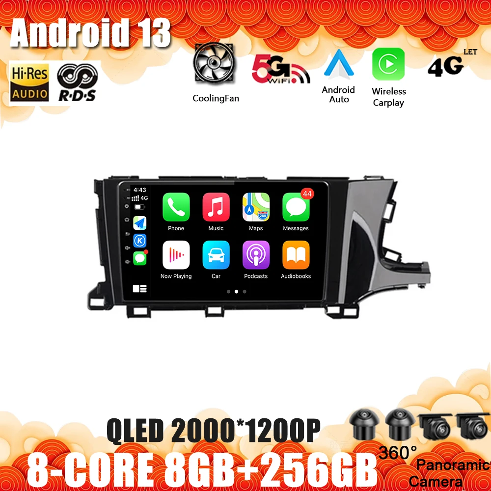 

Right Hand Driver Car Radio Multimedia For Honda Shuttle 2 2015 - 2020 Android 13 Video Player Navigation No 2din 2 Din DVD