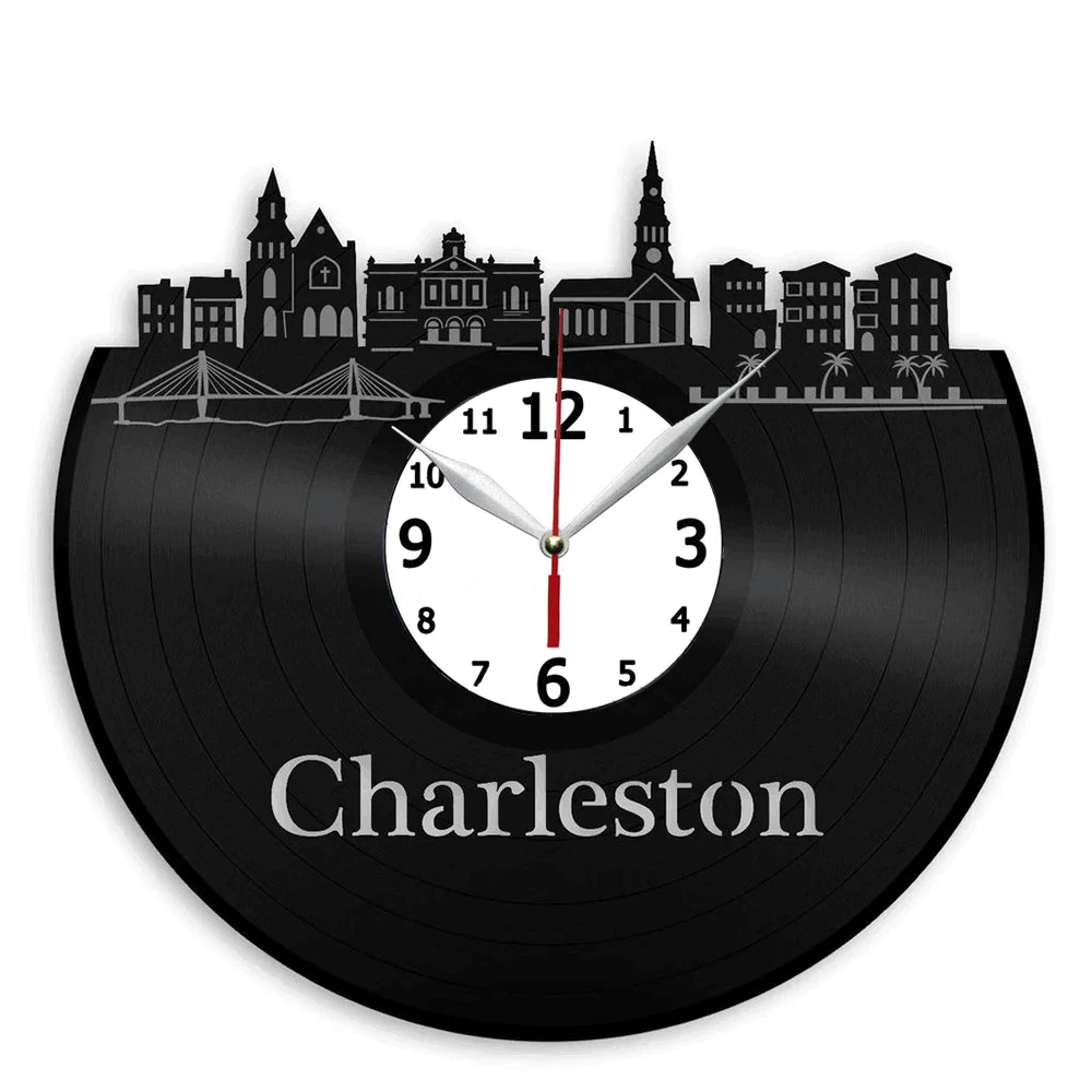 Виниловые настенные часы Charleston Skyline, уникальное винтажное настенное искусство, персонализированное украшение для дома, 12 дюймов
Виниловые настенные часы Charleston Skyline, уникальное винтажное настенное искусство, персонализированное украшение для дома, 12 дюймов