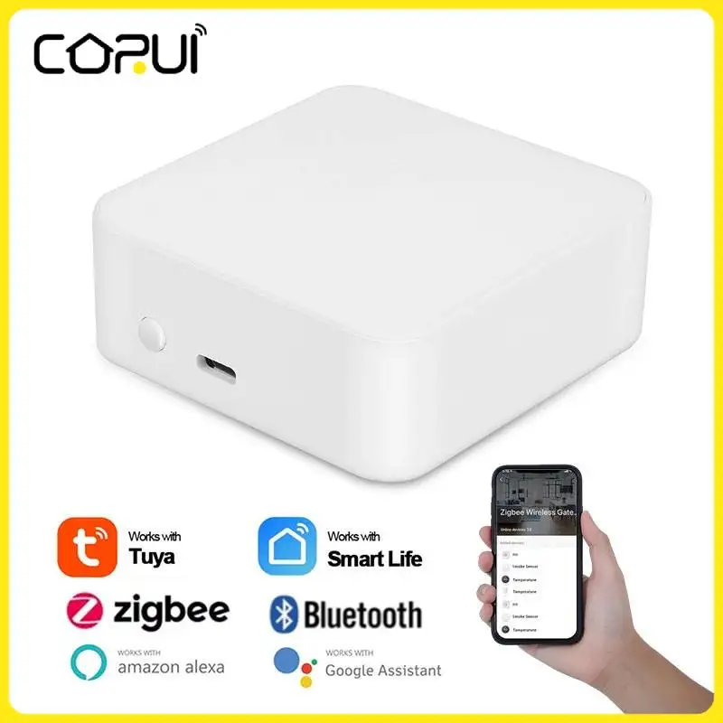 Шлюз Tuya многорежимный с поддержкой Wi-Fi и Bluetooth, хаб с дистанционным управлением через приложение Smart Life для Alexa и Google Home
Шлюз Tuya многорежимный с поддержкой Wi-Fi и Bluetooth, хаб с дистанционным управлением через приложение Smart Life для Alexa и Google Home