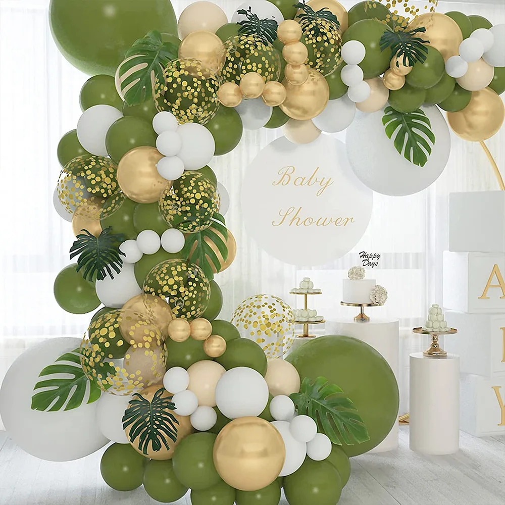Green Gold Macaron Balloon Garland Arch Kit Wedding Birthday Party Decoration Kids Globos Confetti Latex Ballon Baby Shower
Green Gold Macaron Balloon Garland Arch Kit Wedding Birthday Party Decoration Kids Globos Confetti Latex Ballon Baby Shower