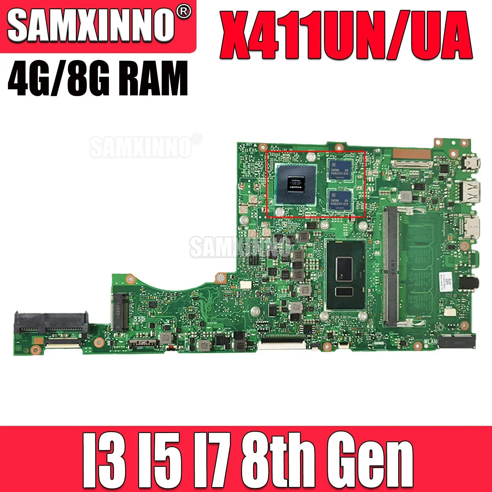 Материнская плата X411UA для ноутбука ASUS X411UN X411UAO X411UF X411UQ X411UNV 4G 8G I3 I5 I7 940MX MX150, материнская плата 100% рабочий
Материнская плата X411UA для ноутбука ASUS X411UN X411UAO X411UF X411UQ X411UNV 4G 8G I3 I5 I7 940MX MX150, материнская плата 100% рабочий