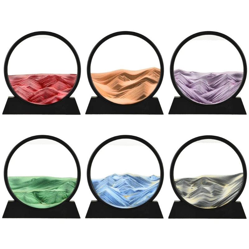 Moving Sand Art Picture Round Glass 3D Deep Sea Sandscape in Motion Display
Moving Sand Art Picture Round Glass 3D Deep Sea Sandscape in Motion Display