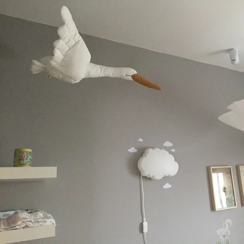 Creative Wall Hanging Swan Plush Stuffed Doll Fabric Family Bedroom Nursery Room Decor Hanging Ornaments Kids Room Decoration
Creative Wall Hanging Swan Plush Stuffed Doll Fabric Family Bedroom Nursery Room Decor Hanging Ornaments Kids Room Decoration