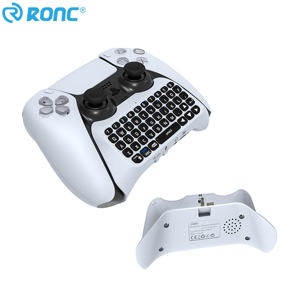 1 2 3 4 Pcs Bluetooth Gamepad with QWERTY Keyboard for Ps5 Handle for Playstation 5 Controller with Voice Chat Board and Speaker
1 2 3 4 Pcs Bluetooth Gamepad with QWERTY Keyboard for Ps5 Handle for Playstation 5 Controller with Voice Chat Board and Speaker